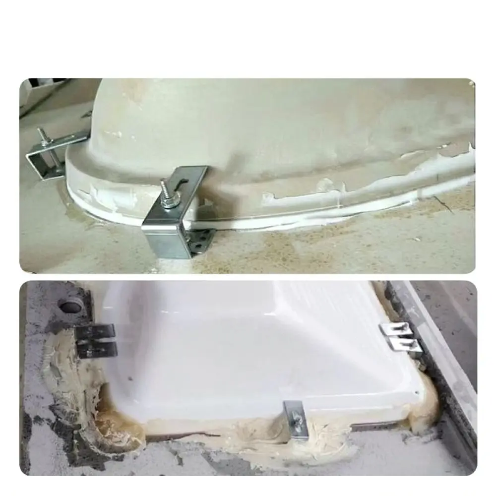 Under Counter Sink Support Fastener For Chuanxing Kitchen Bathroom Basin Fixing Clips Adhesive Mount Hardware Tool