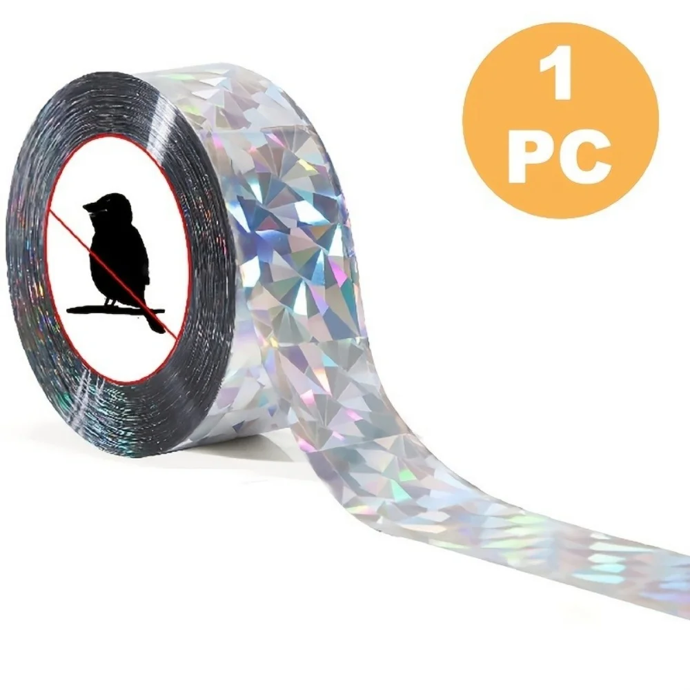 Ruban Répulsif Anti-Oiseaux Réfléchissant Scintillant – Dispositif Anti-Pigeons et Contrôle des Nuisibles de Jardin