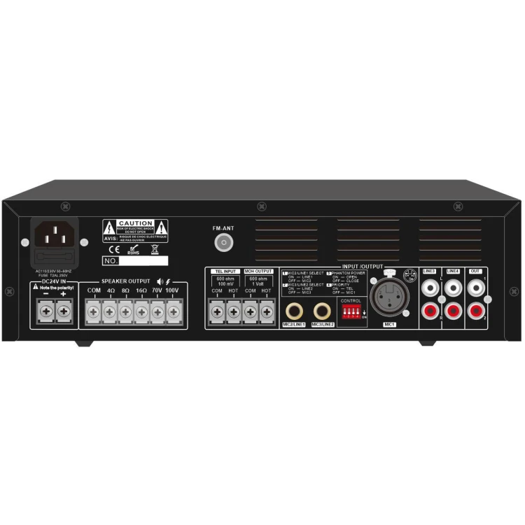 

60W Power Mixer pa Amplifier Professional Amplifiers and Speakers Power Mixer
