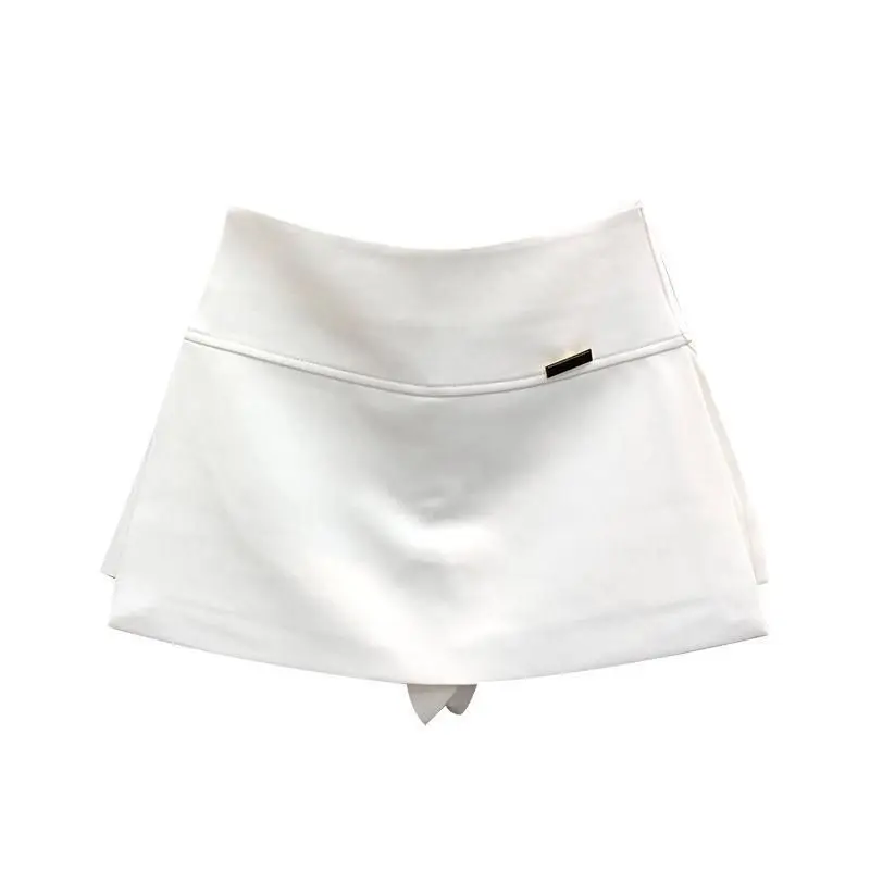 2026 Faldas Mujer De Moda Summer Women Skirt High Waist Split Saia Tunic A-line Jupe Fashion Summer Korean Black Mini Skirts