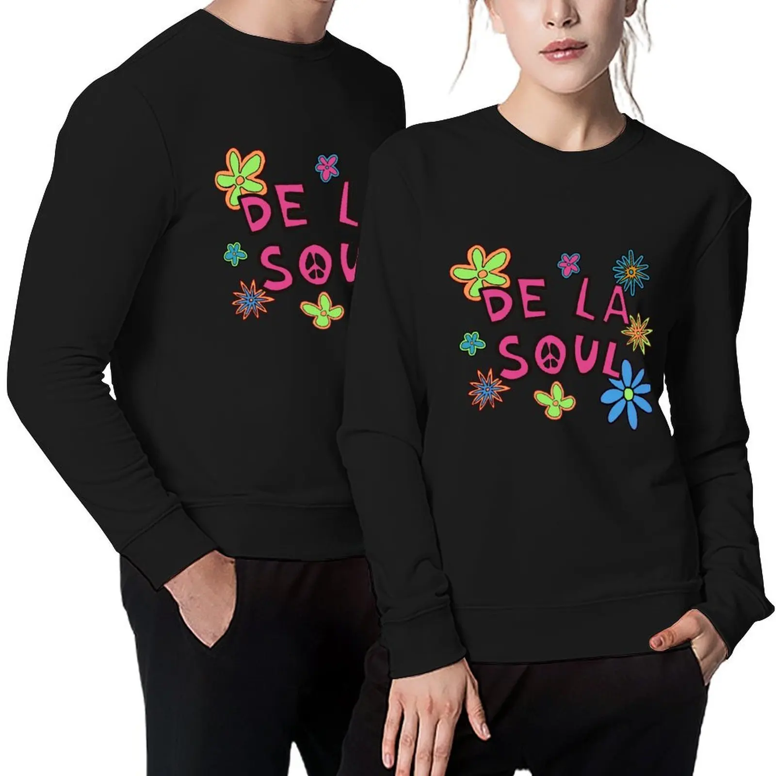 

De La Soul Pattern Pullover anime clothes autumn clothes tracksuits men clothes hooded sweatshirt