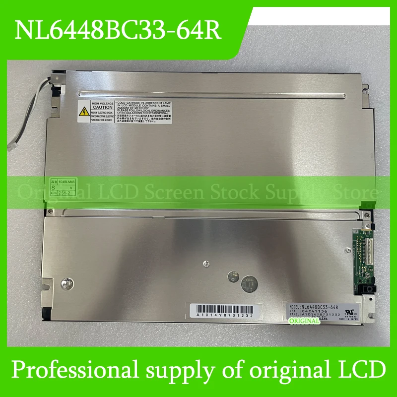 

NL6448BC33-64R 10.4 Inch Original LCD Display Screen Panel for NEC Brand New and Fast Shipping 100% Tested