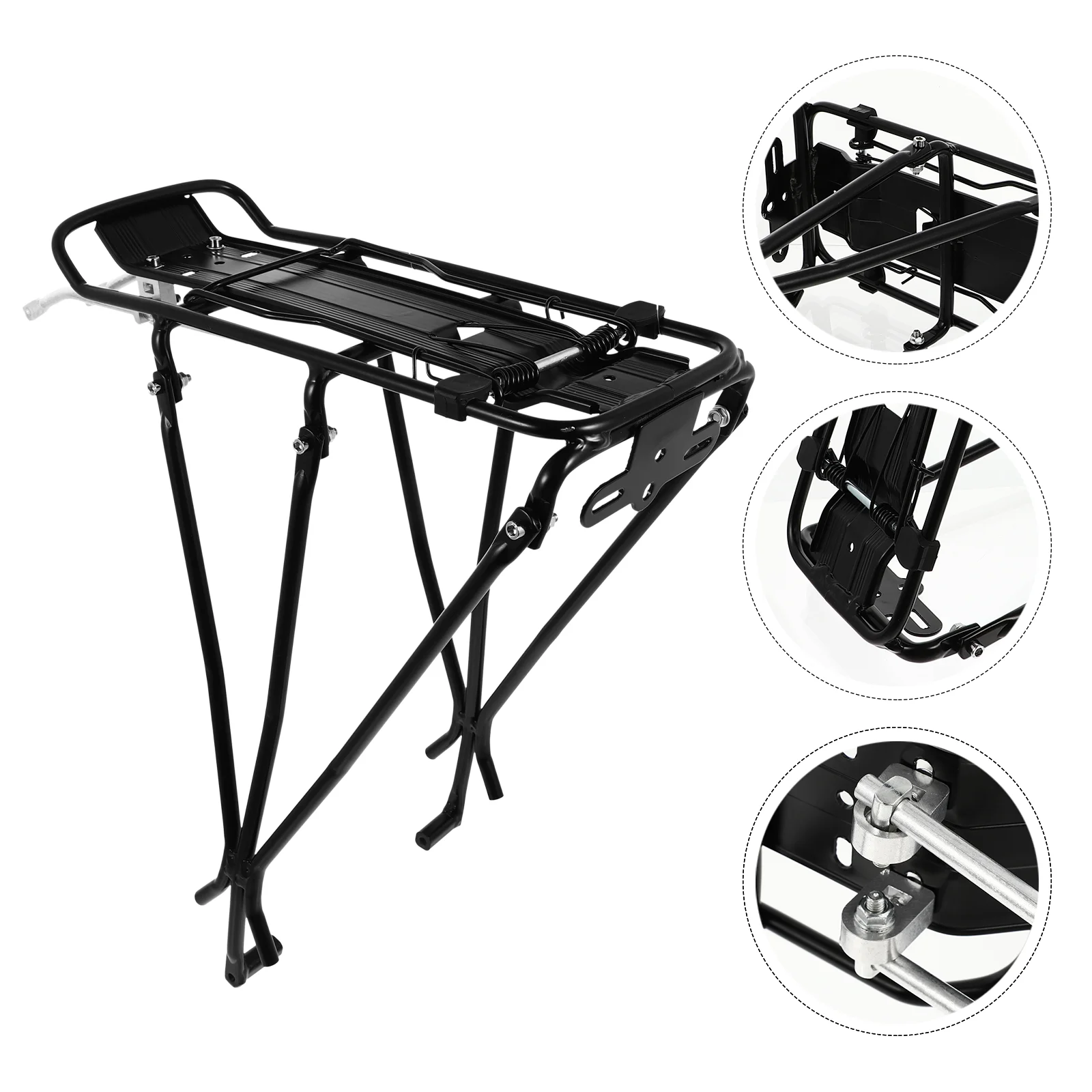 

Bicycle Rear Rack Bike Storage Supplies Accessories Car Aluminum Alloy Mountain Cargo Pannier Container