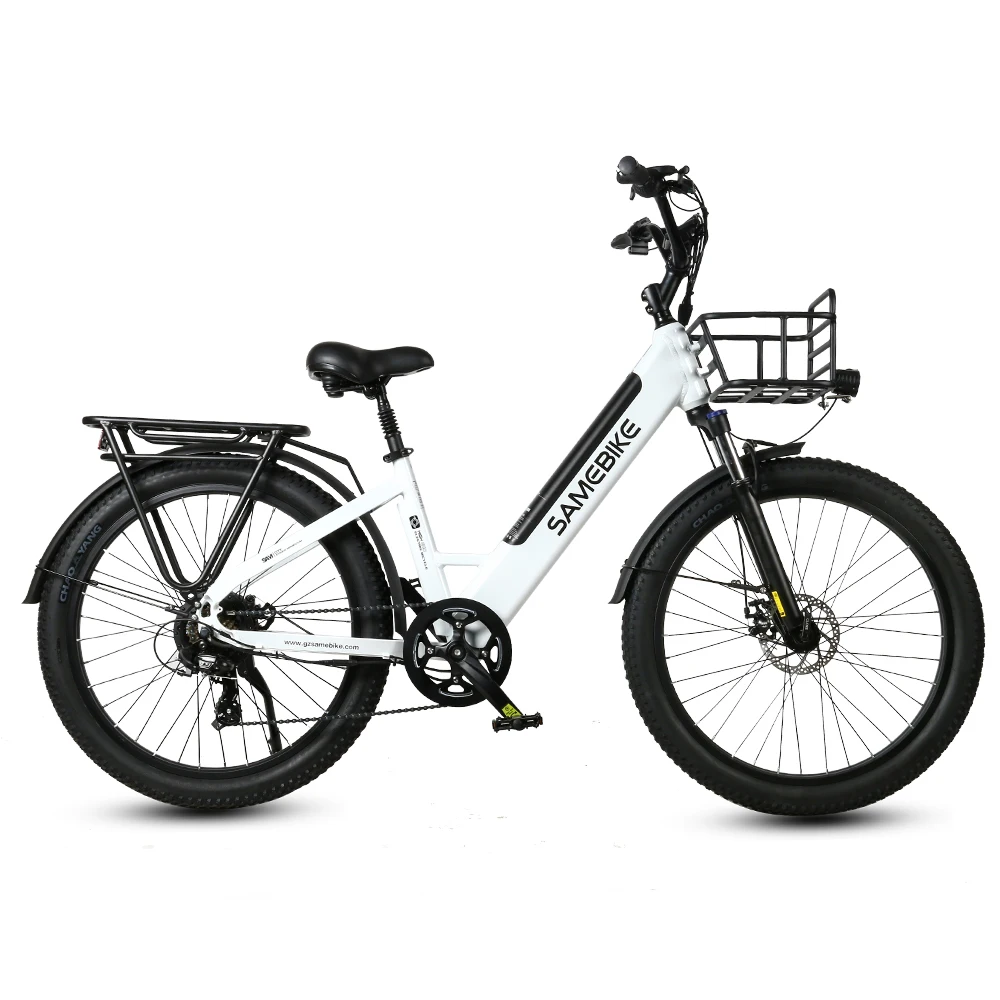 RS-A01 Electric Bicycle 45km/h 500W14AH Detachable Battery Off Road Ebike Adult Snow Bike 26