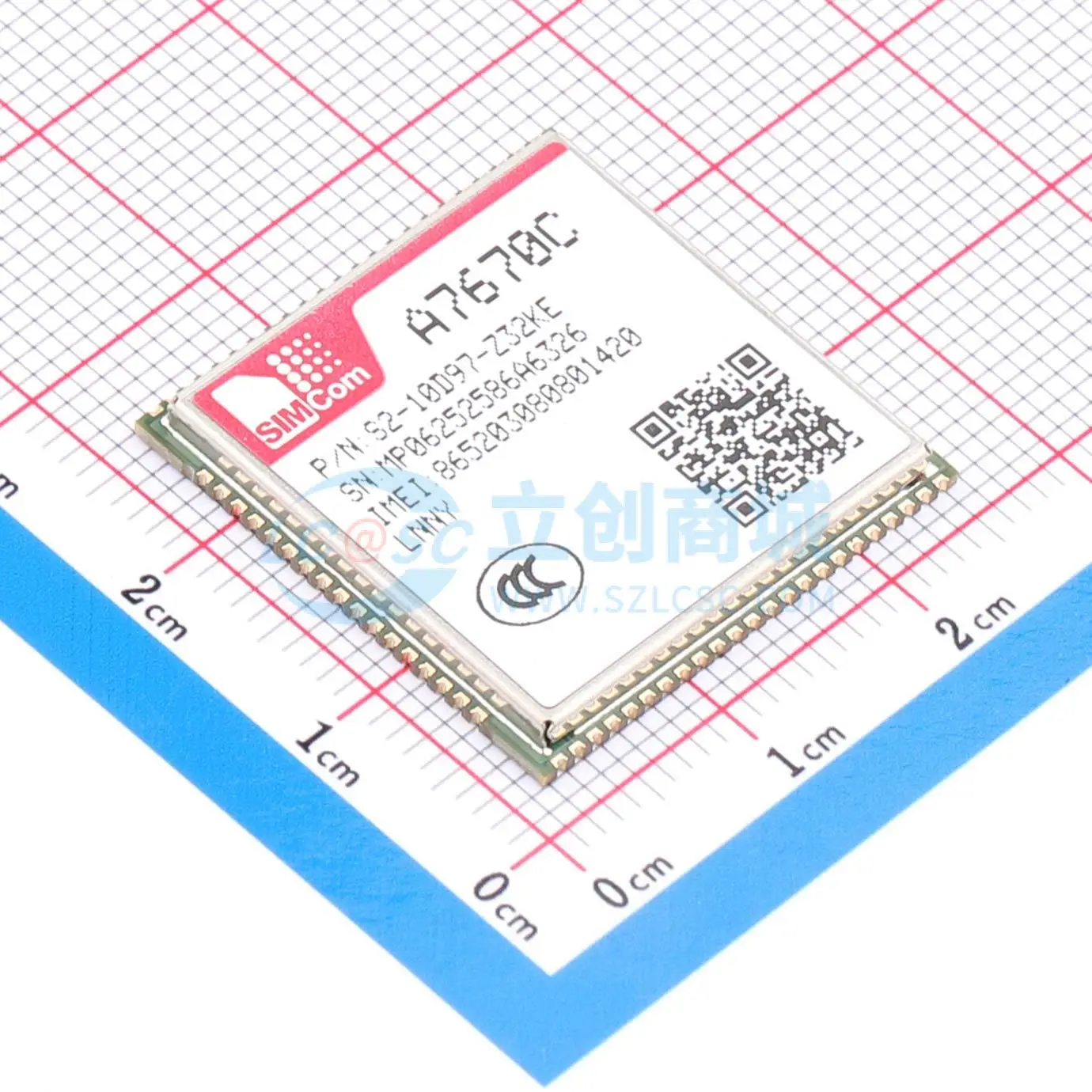 3 PCS SIMCOM A7670C-LNNY Cellular Module 3.4V-4.2V