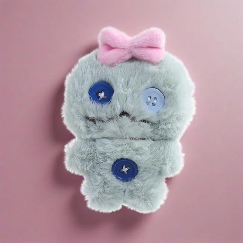 

Милый милый мультяшный плюшевый бант кукла брелок с пуговицами сумка кулон DIY подарки брелок кулон плюшевые куклы подвесные украшения