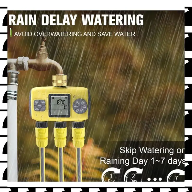 

A44U Timed Watering Device Independent Control Sprinkler Suitable Forgardening Garden Irrigation Program Tool