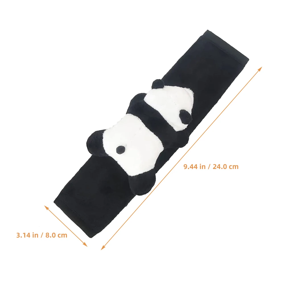 Panda Covers Flannel Material Adjustable Protector Shoulder Pad Strap Cushion Auto Cover