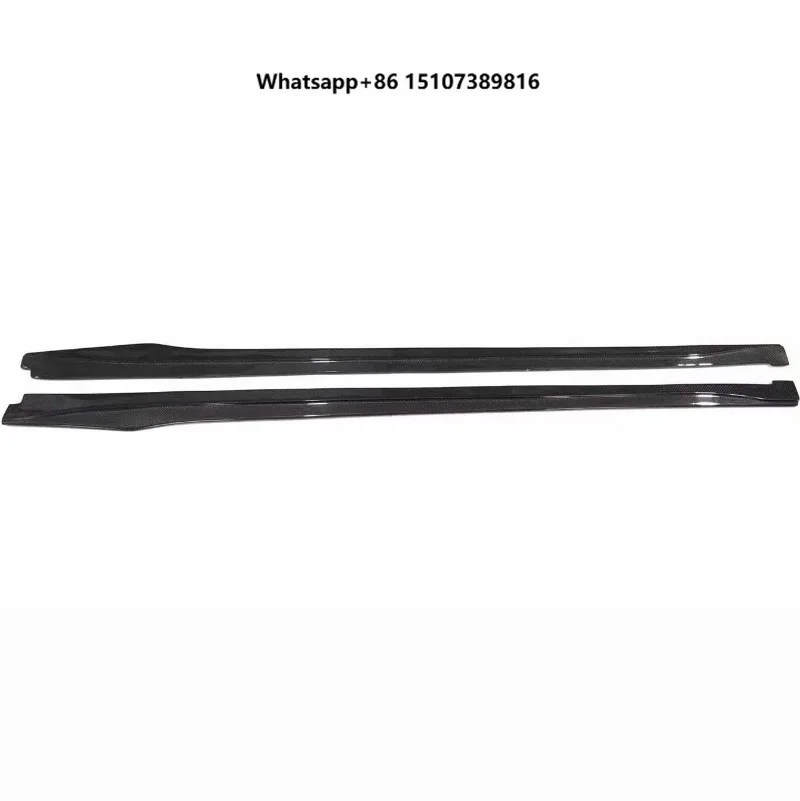 F32 F33 F36 4 Series Carbon Fiber Side Skirt for Auto Racing Car Side Door Bumper Extension Splitter Body Kit