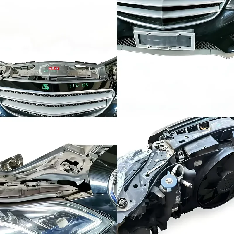 Complete Used Front Face Components Bumpers Grilles Headlights Body Parts for Mercedes Benz E Class W212 with 3 Month