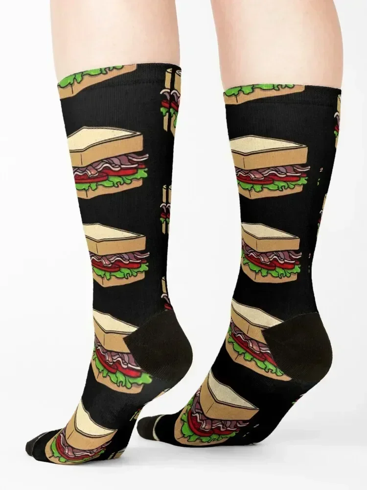 BLT Sandwich Socks Non-slip new in's sheer Rugby Socks Men Women's