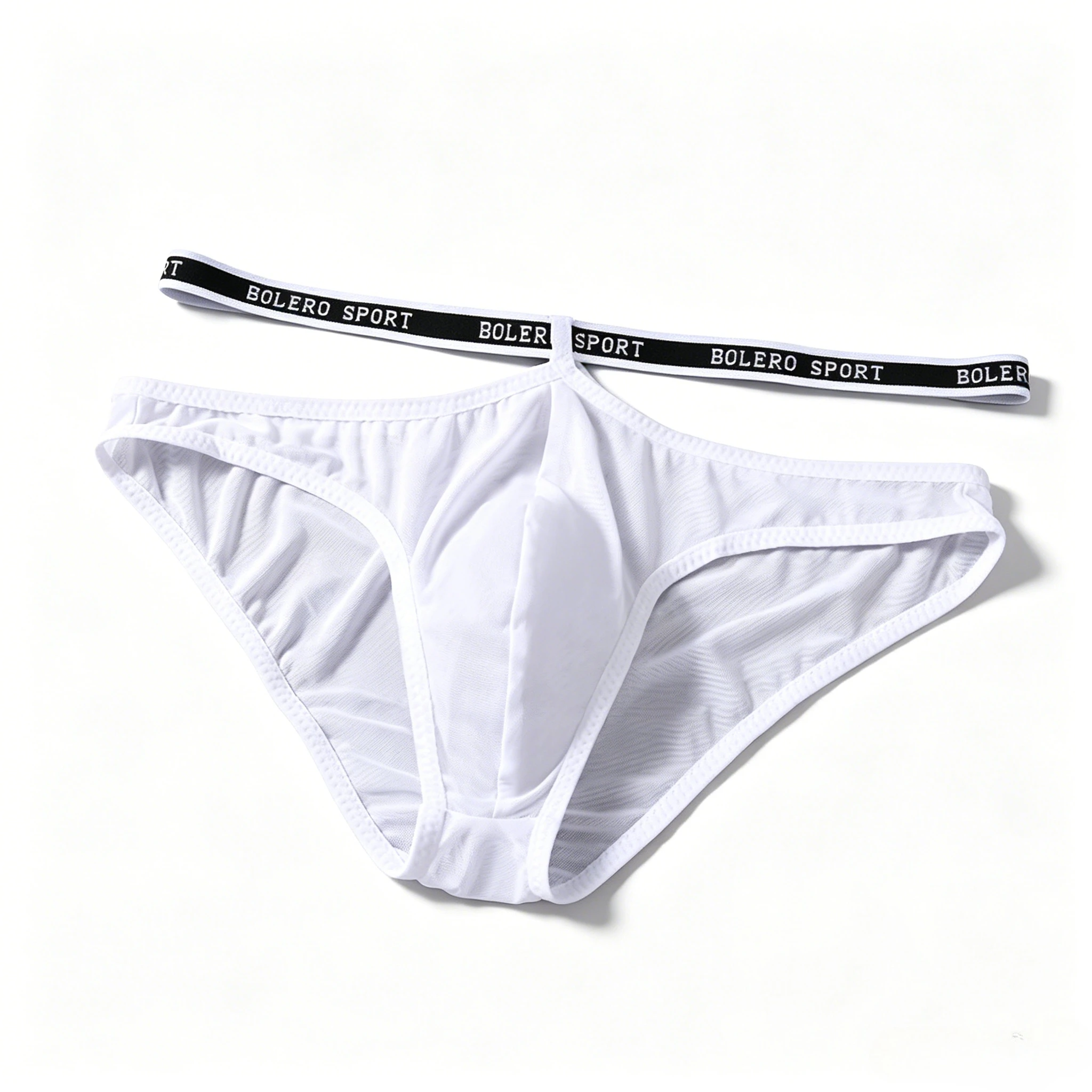 Sheer Mesh Bulge Thongs for Men Sexy U-Convex Pouch Erotic Underwear Gays Fashion Comfortable Ultra-thin Quick Dry Daily Panties
