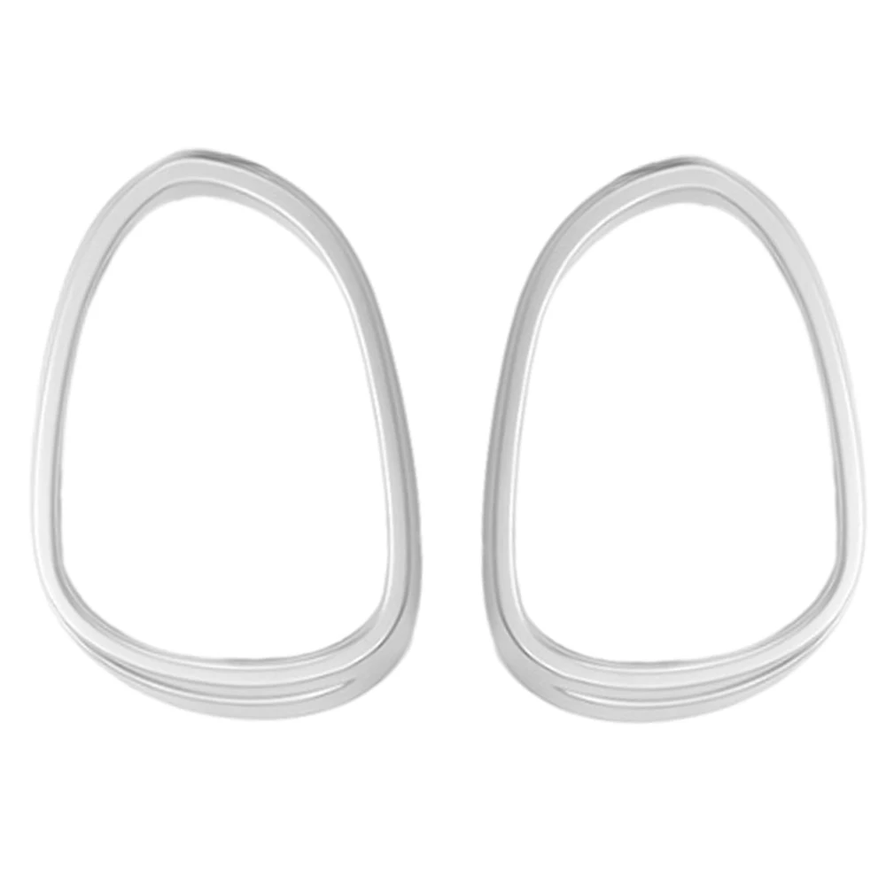 1 Pair Left and Right Car Exterior Rearview Mirror Decorative Frame Fit For Alfa Romeo Giulia 2017 2018 2019 2020 Car decorative