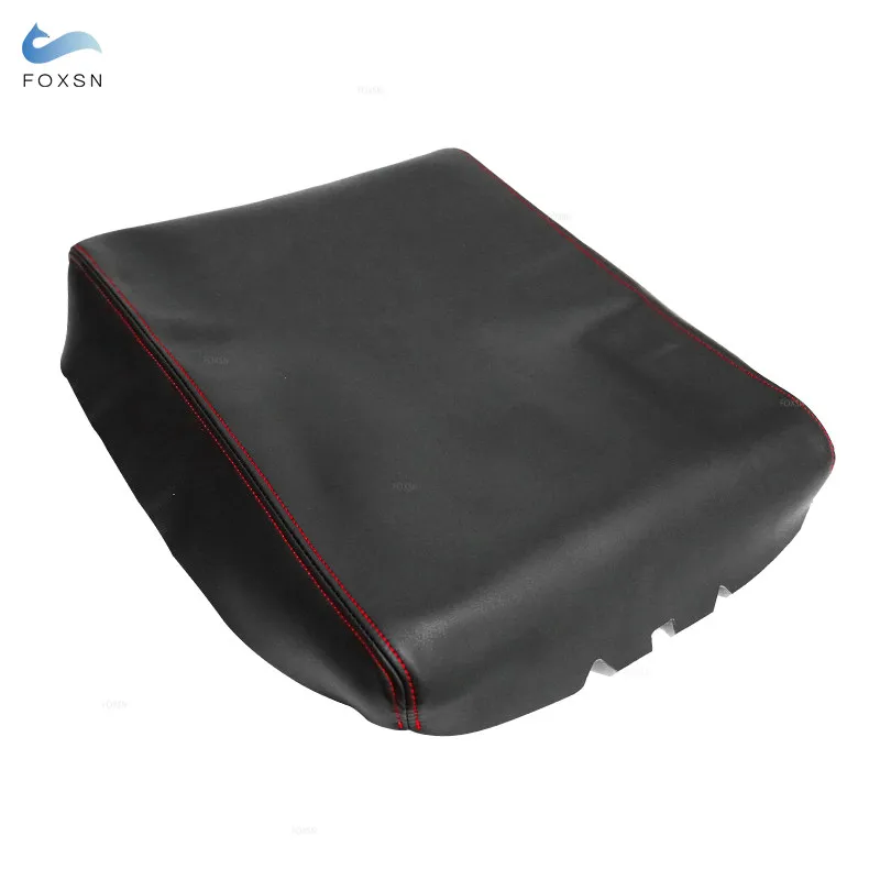 Car Accessories For Nissan Titan 2004-2014 Microfiber Leather Center Console Lid Armrest Box Pad Cover Trim