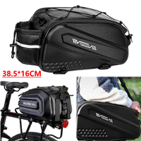 Bike Rear Rack Bag Bicycle Hard EVA Bag Large Capacity Multifunction Bike Cargo Bag Bike Carrier Backseat Bag for MTB Road Bike