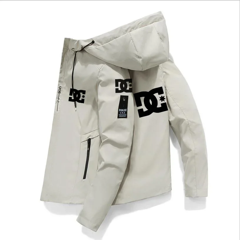 2025 الخريف/الشتاء تيار مستمر الرجال الملابس في الهواء الطلق الصيد سترة مضادة للماء البلوز هوديي سترة واقية ملابس رياضية أبلى