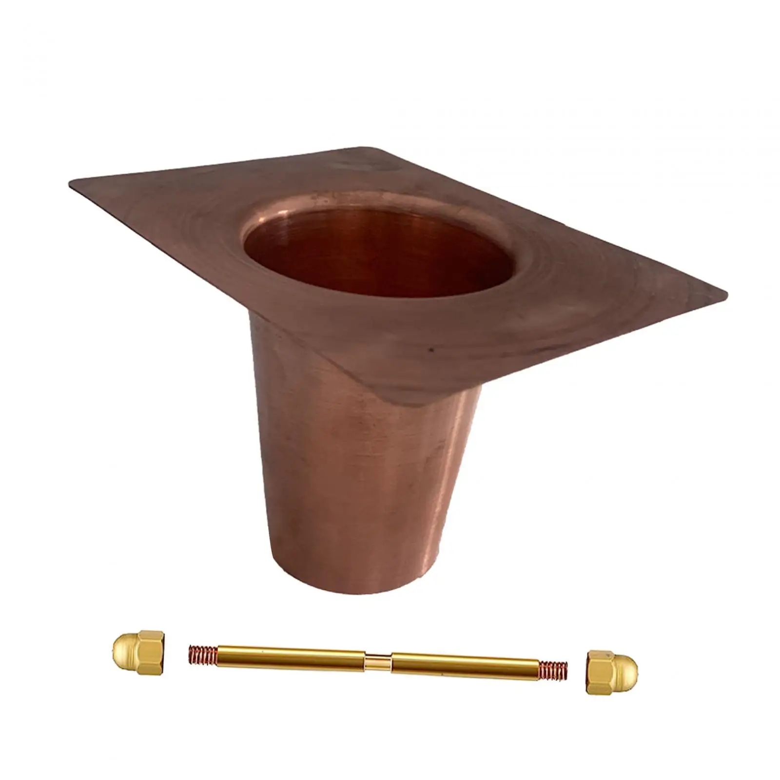 Replacement Rain Chain Gutter Adapter Easily Install Functional for Outdoor Downspout Outlet Practical Sturdy Repair Parts