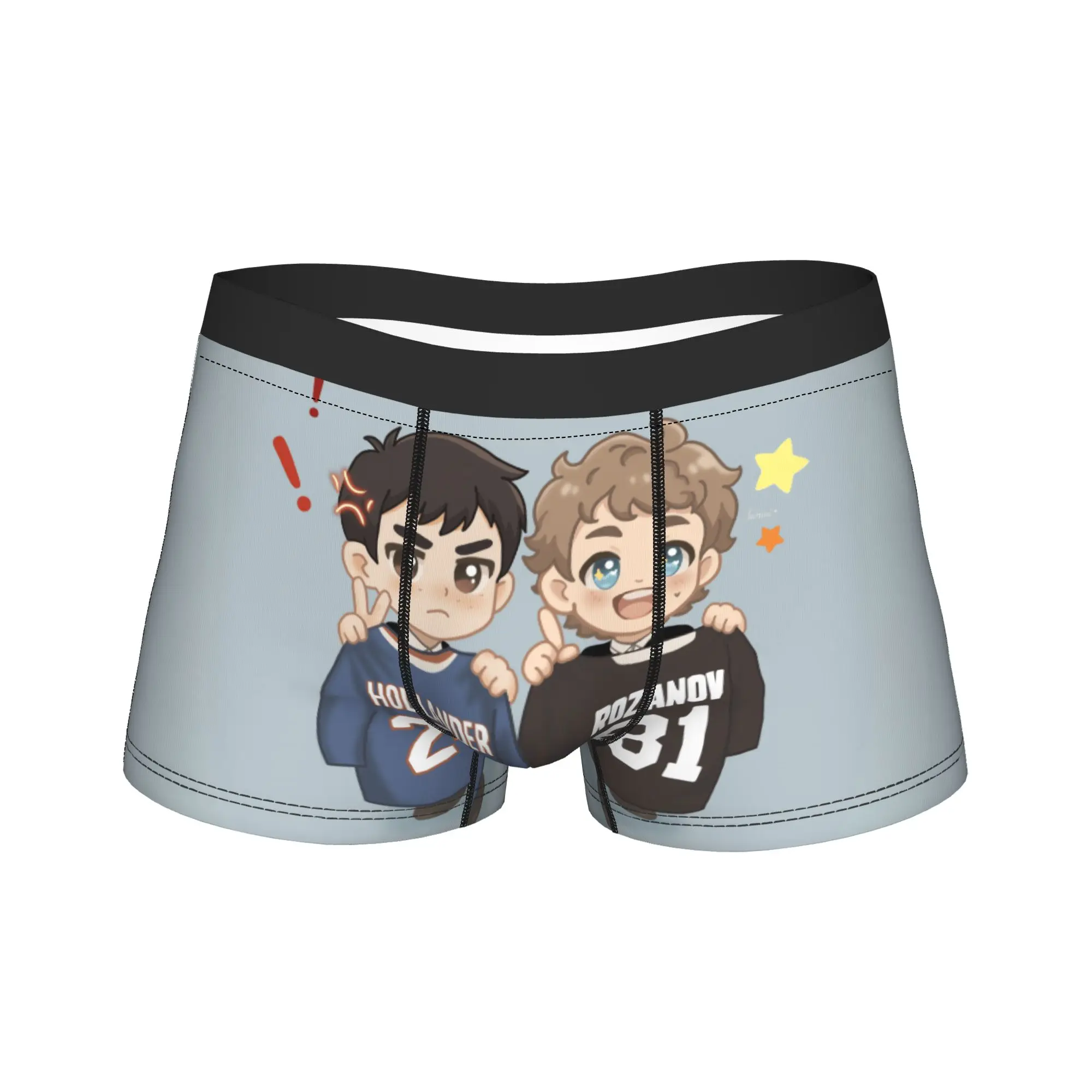 

Мужские трусы-боксеры с принтом Heated Rivalry Loves Underwear, качественные, удобные, в подарок