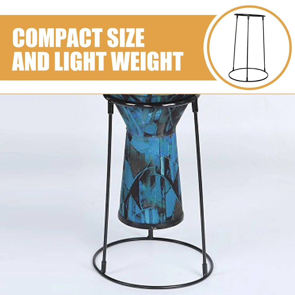 

Portable African Drum Holder Compact Lightweight Performance Display Hardware Practical Percussion Part African Drum Stand