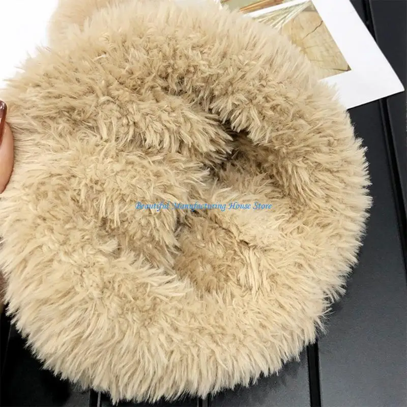 E56A White Bear Hat Ear for Winter Sports Cycling and Climbing Winter Hat