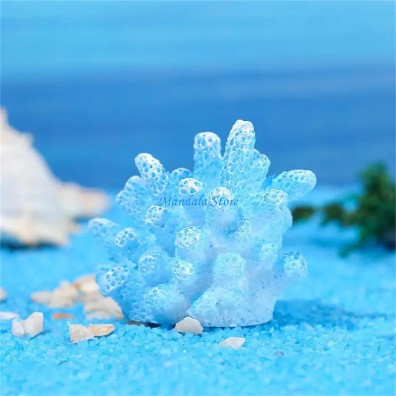 

U2JC 11Pcs Resins Fishtank Decorations Simulated Coral Seaweed Plant Miniatures Ornaments for Aquariums Accessories Set