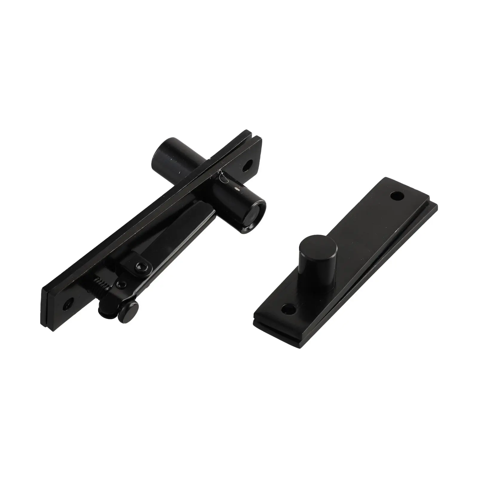 180 Degree Rotation Pivot Hinge for Wood Doors Invisible Installation with Countersunk Screw Design and Noise Movement