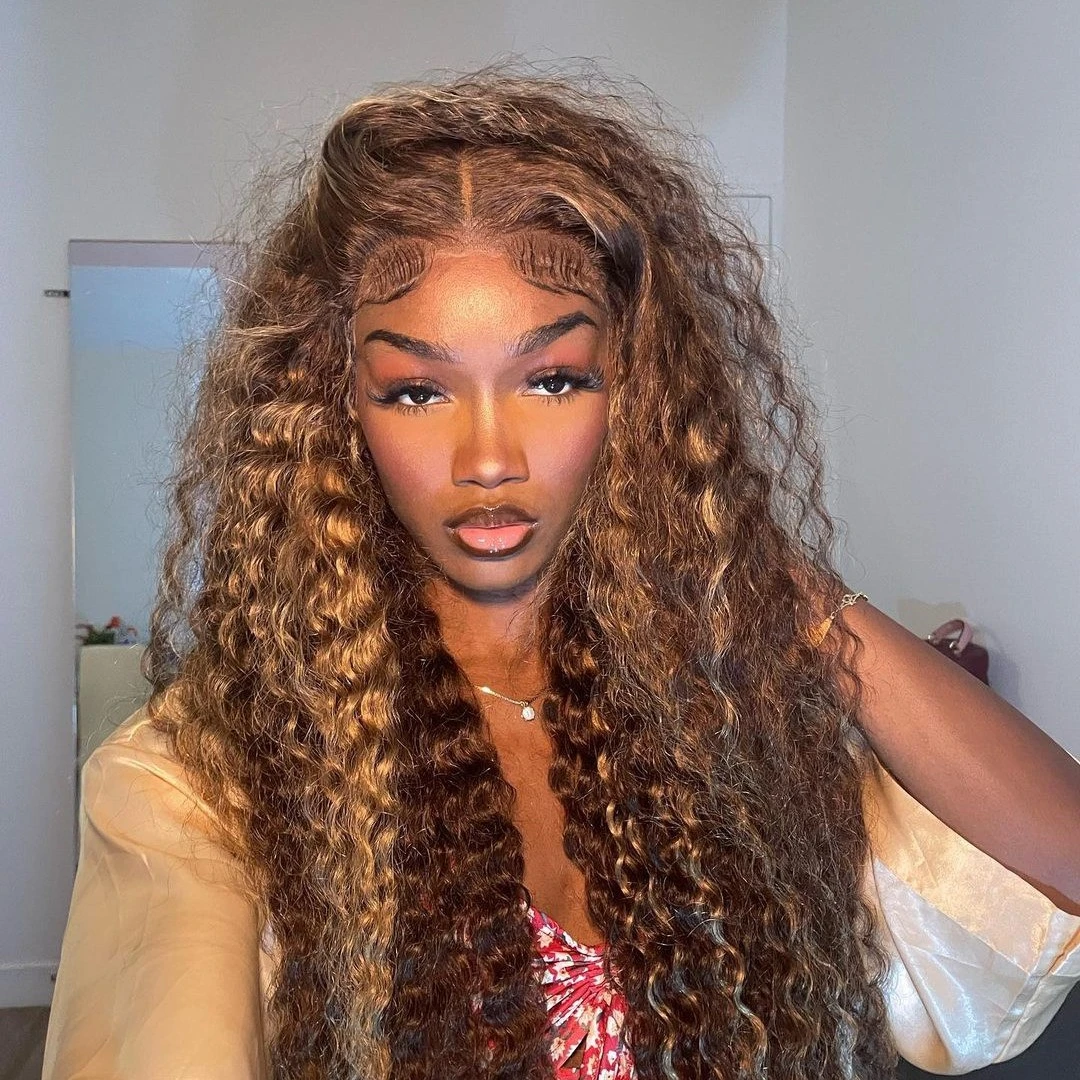 Curly 360 Full Lace Glueless Wig Human Hair Invisible Drawstring 13x6 Hd