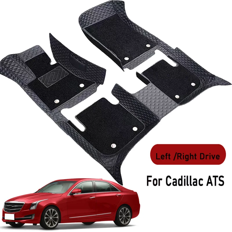 Car floor mats for Cadillac ATS 2013-2014 Customauto foot Pads automobile carpet cover interior accessories