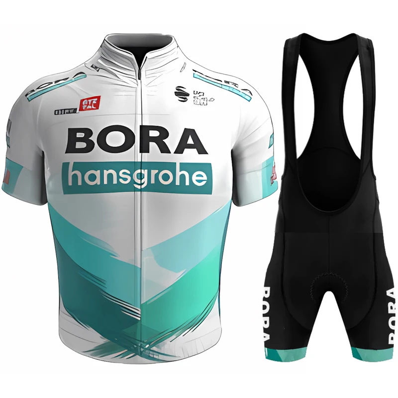 

Men's Cycling Blouse Bicycle Outfit Racing Bike Mtb UCI BORA ALPECIN Clothing Man Laser Cut Sleeve Bib Mountain Summer Jersey