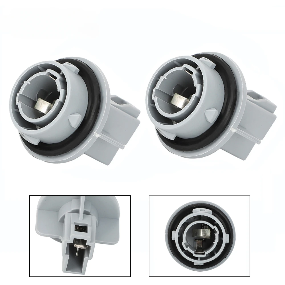2Pcs Grey Car Front Turn Signal Light Socket Set fit for Honda Acura Integra NSX 33305-SH3-A01 Car Accessories Light Base