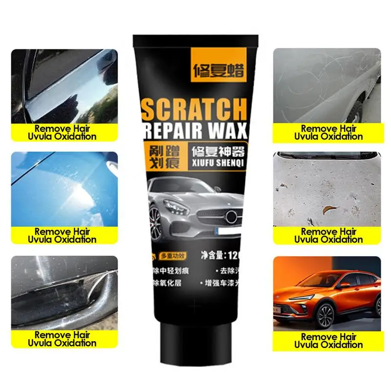 Auto Polish & Paint Restorer Car Cleaning Supplies  Enhanced Shine Car Scratch Remover Wax Advanced Scratch Repair Efficient Fix