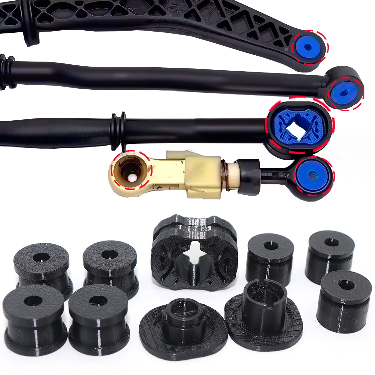 Updated MT Gearbox Shift Cable Linkage Control Bushing Gear Shifter Lever End Rod Fix Repair Kit For VW Amarok 2010-2022 6-speed