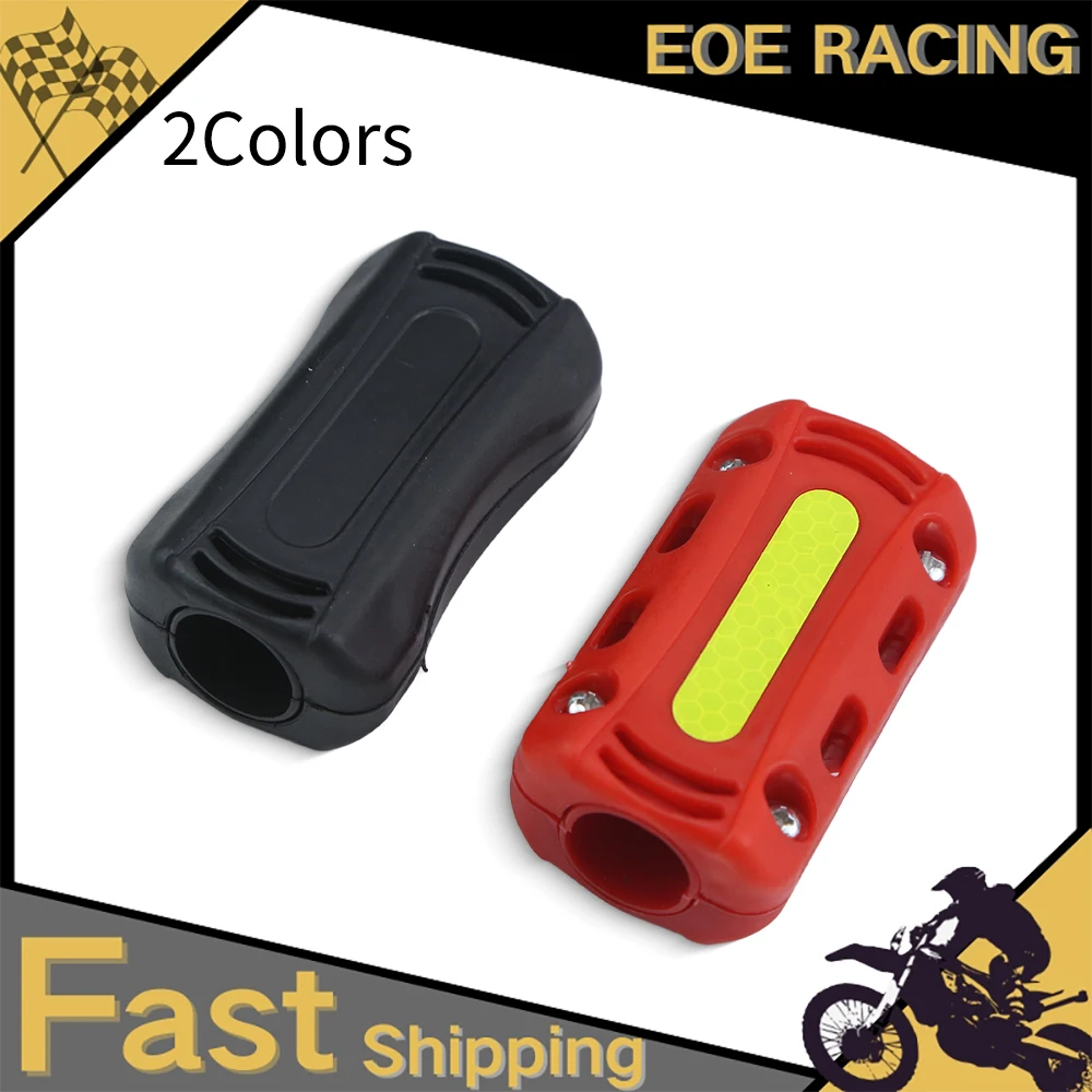 Barre de protection anti-collision modifiée pour moto, bloc de protection réfléchissant anti-rayures pour barres de protection de 22 mm de diamètre