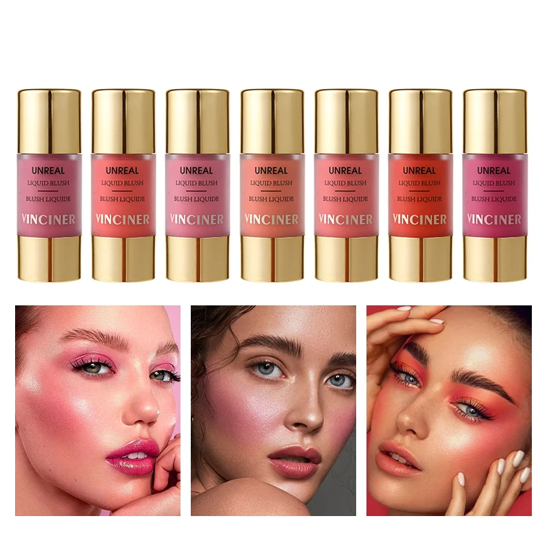 Liquid blush, Long Lasting Color, Glowy, Soft Color, Natural Look, Soft Velvet Texture Face Cheek Tint
