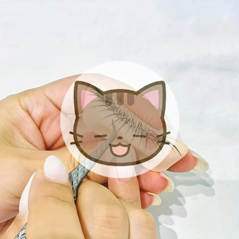 

Силиконовая модель для тренировки наращивания ресниц (1 шт.) с реалистичными накладными ресницами, многоразовый тренажер для наращивания ресниц