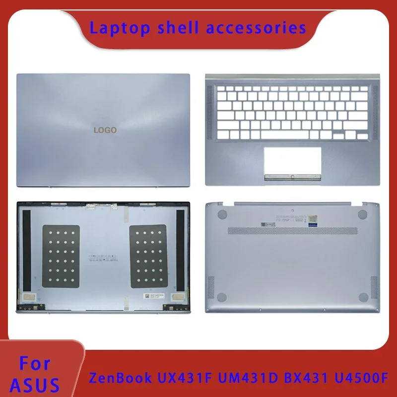 

Оригинальный 95, новинка, подходит для ZenBook UX431F UM431D BX431 U4500F RM431, задняя крышка ЖК-дисплея ноутбука, нижняя крышка подставки для рук, крышка ACD
