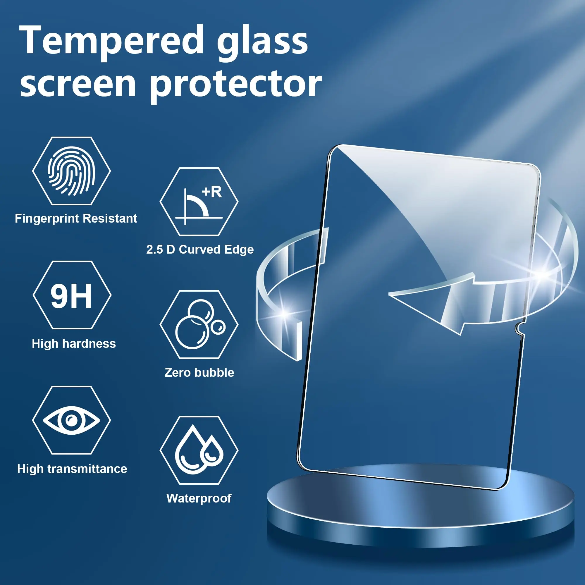 레드미 패드2 스크린 보호필름 및 카메라 보호필름 (레드미 패드 2 11인치용) 강화유리 스크린 보호필름 2개 및 렌즈 보호필름