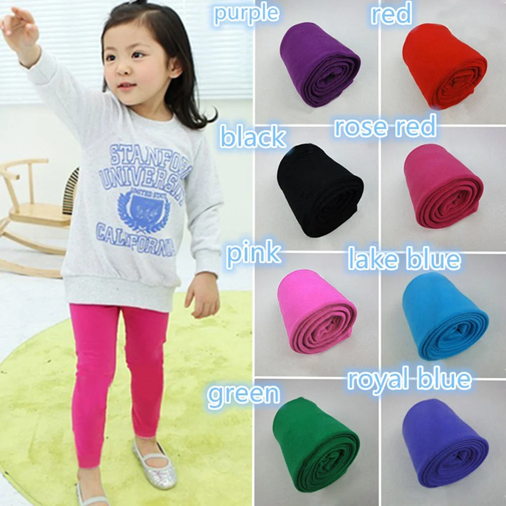 

Winter Winter Leggings Tights For Girls 5-7 Years Thick Tights For Girls Warm Elastic Leggings Black Kids Clothing