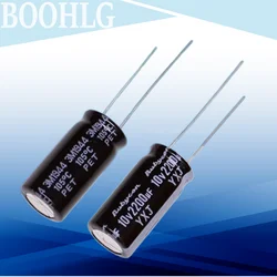 5pcs imported aluminum electrolytic capacitor 10v 2200uf 10x20 YXJ high frequency and long life