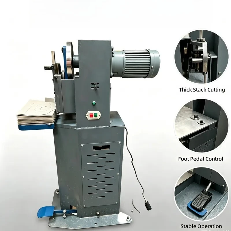 High speed industrial corner cutting machine suitable for business card labels, books, and laminated boards