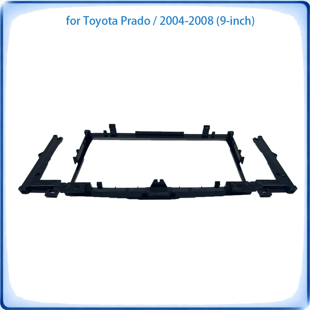 Car Radio Fascia Frame For Toyota Prado 2004-2008 9 inch Stereo Panel Wiring Harness Power Cable