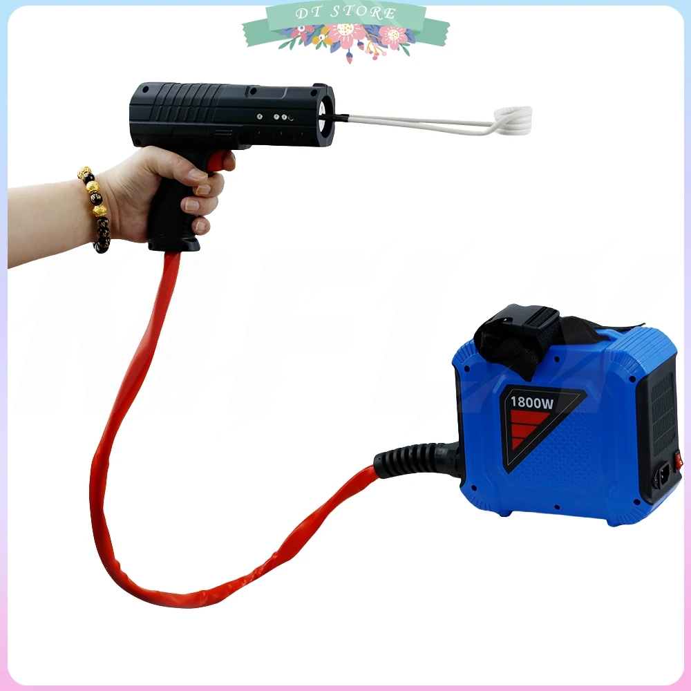 1800W Magnetic Induction Heater Kit 110V 220V Automotive 1800W Flameless Heat Induction Heating Machine Car Repair Remover Tool