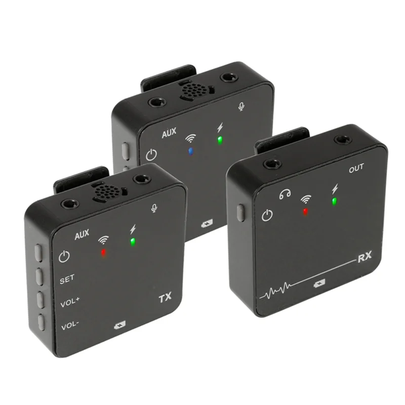 Mikrofon Lavalier Nirkabel Audio Efisien untuk Rekaman Langsung Wawancara Kamera GO PRO II untuk Ponsel PC Iphone Xiaomi