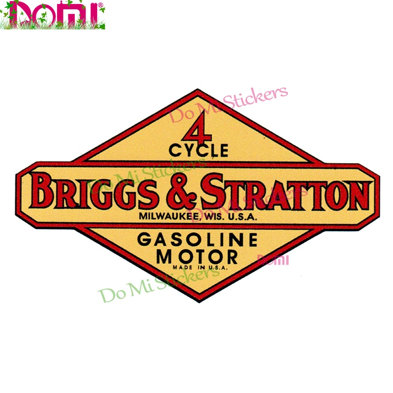 Briggs & Stratton Decoration Natural Gas Engine Car Service Parts Fine Car Sticker Bumper Motorcycle Helmet Decal Die Cutting