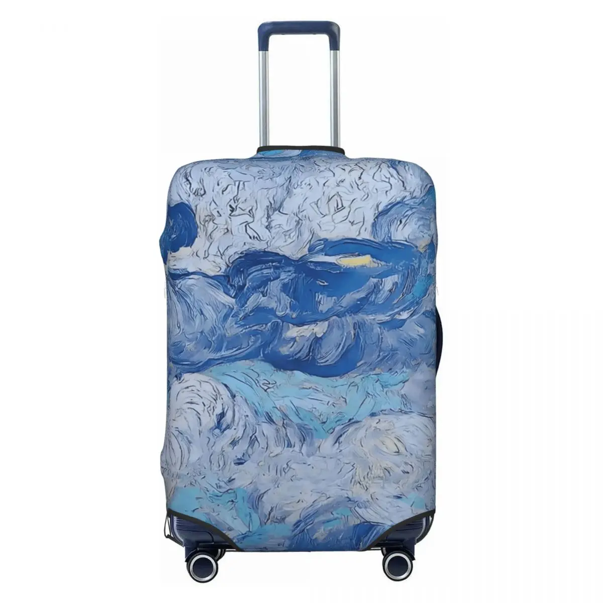 

Custom Starry Night Van Gogh Luggage Cover Protector Dust Proof Travel Suitcase Covers