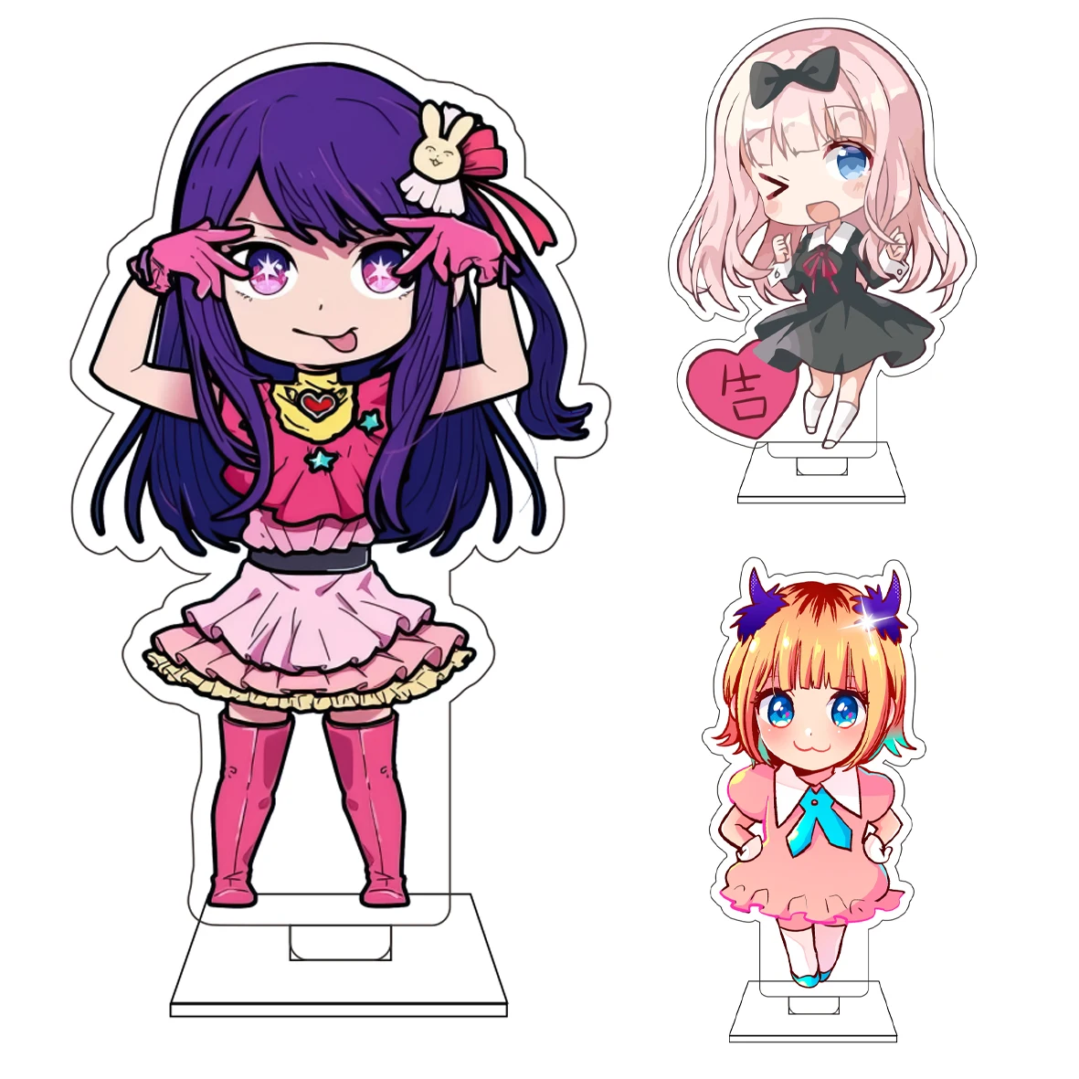 

10CM Anime OSHI NO KO Cosplay Cute Acrylic Figure Stand Plate Arima Kana Hoshino Rubii Hoshino Ai Ornaments Gifts