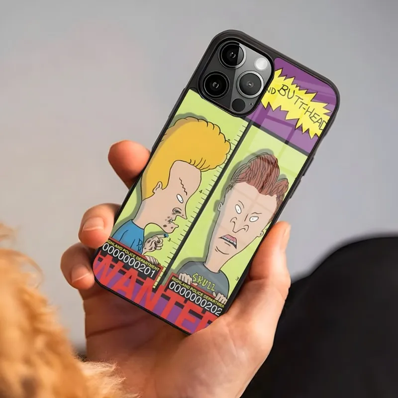 Beavis And Butthead Phone Case For SAMSUNG S22 S20 ULTRA S21 S30 23 Note5 7 8 9 10 S7edge S8 Plus S9 S10E Lite 2019 PC+TPU Funda