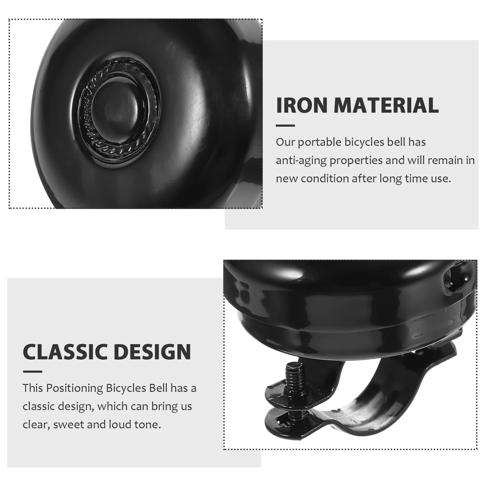 2 قطعة جرس دراجة مناسبة ل 22 مللي متر تصميم المقود المحمولة مكافحة الشيخوخة جرس الدراجة بصوت عال لهجة واضحة لجبال الطريق