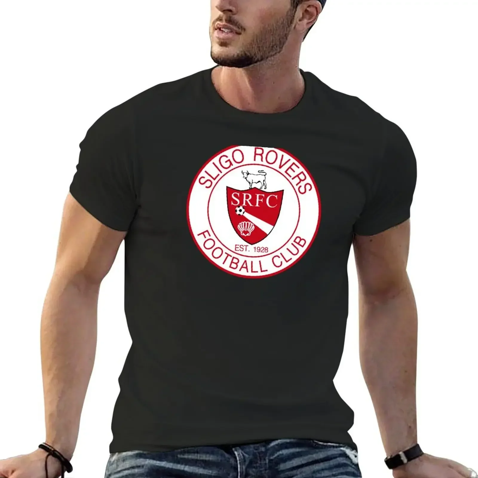 

Sligo Rovers Irish Football Sports Fans Ireland T-Shirt plus sizes blacks tees shirts graphic tee mens fashion