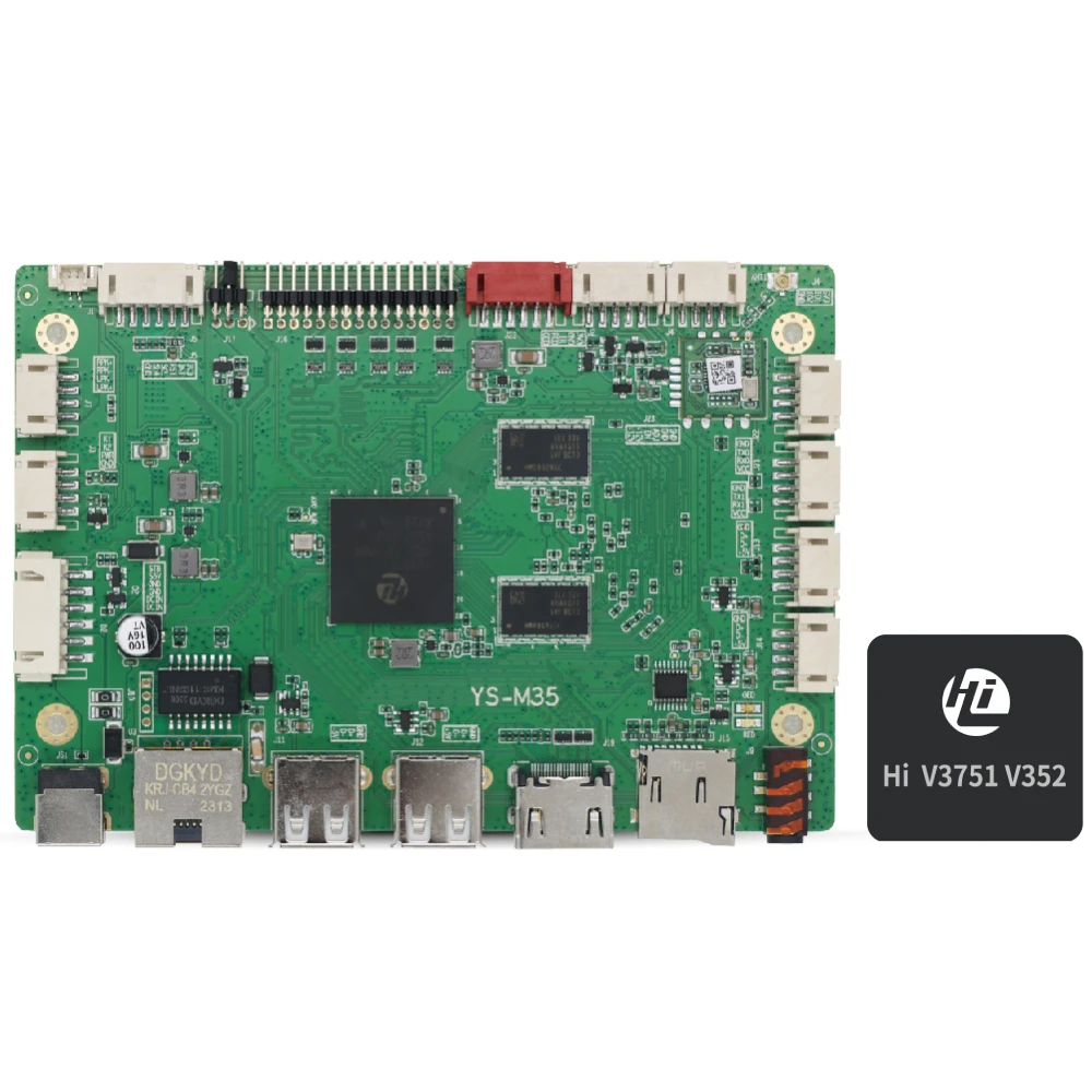 M35 Mainboard 1080P LVDS WiFi TF Card Slot ARM Embedded Industrial Motherboard for Elevator Digital Signage